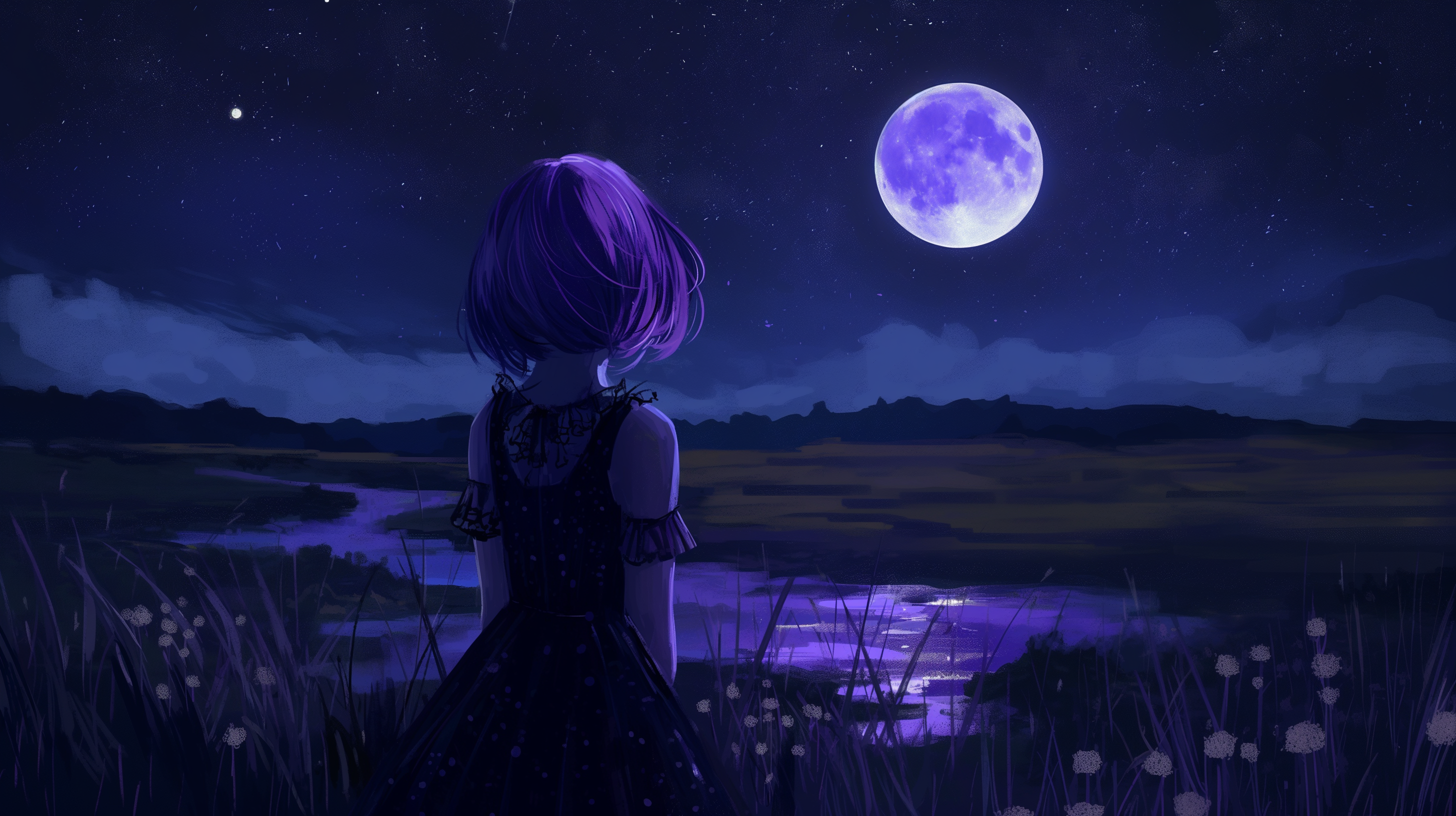 Красивая девушка с фиолетовыми (4).png