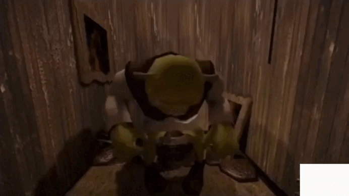 Шрек обосрался и улетел в туалете.  Для монтажа  - Всё Для Монтажа Видео (1080p, h264) (1).gif